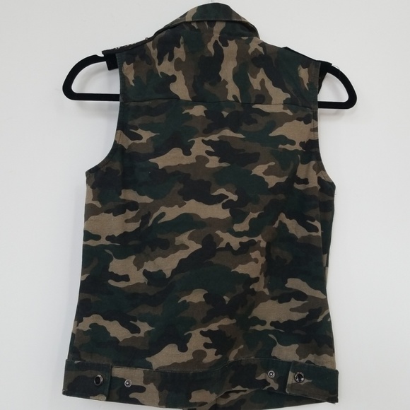 Camo Army Print Vest - Picture 3 of 4